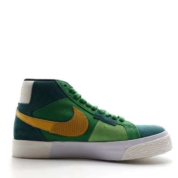 Nike SB Zoom Blazer Mid Premium Mosaic Aloe Green DA8854 300 Mens Size 8