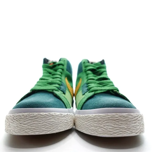 Nike SB Zoom Blazer Mid Premium Mosaic Aloe Green DA8854 300 Mens Size 8