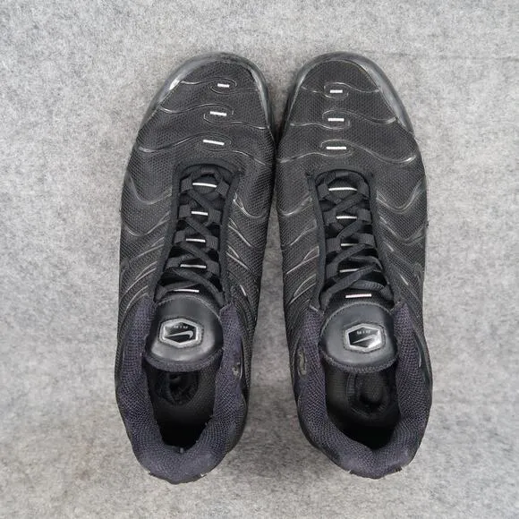 Nike Shoes Big Kids 7Y Air Max Plus Sneakers Athletic Trainer Black Breathable