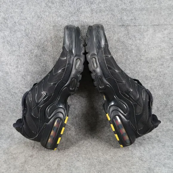 Nike Shoes Big Kids 7Y Air Max Plus Sneakers Athletic Trainer Black Breathable