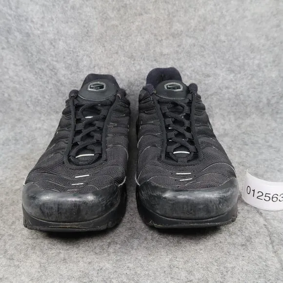 Nike Shoes Big Kids 7Y Air Max Plus Sneakers Athletic Trainer Black Breathable