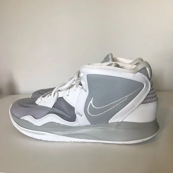 Nike Size 12 Kyrie Infinity Gray and White Sneakers D09616-001