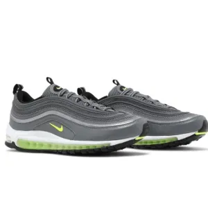 Nike Sneakers in Green and Gray with Air Max Cushioning and Wavy Design …