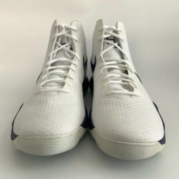 Nike Sneakers Men Size 17 Hyperdunk High Top Lace-up 2017 White Purple