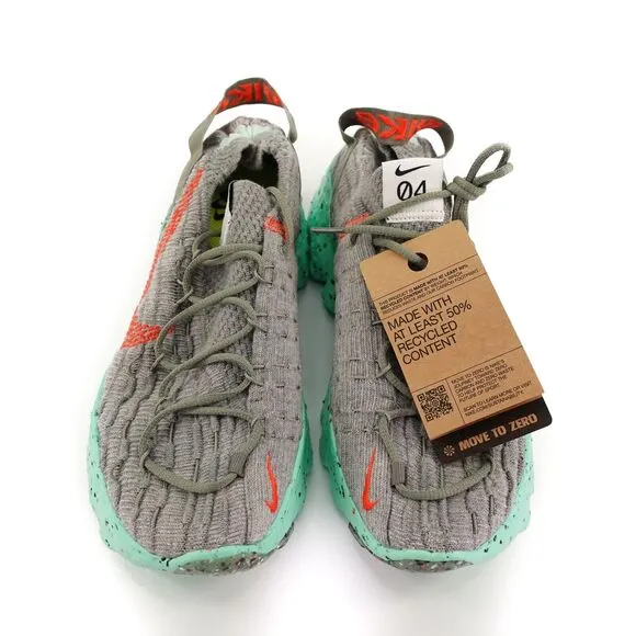 Nike Space Hippie 04 Green Glow Mens Shoes Size 10.5 CZ6398-020 Womens 12