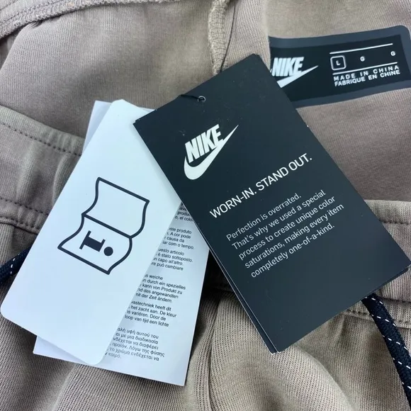 Nike Sportswear Tech Fleece Washed Brown Shorts