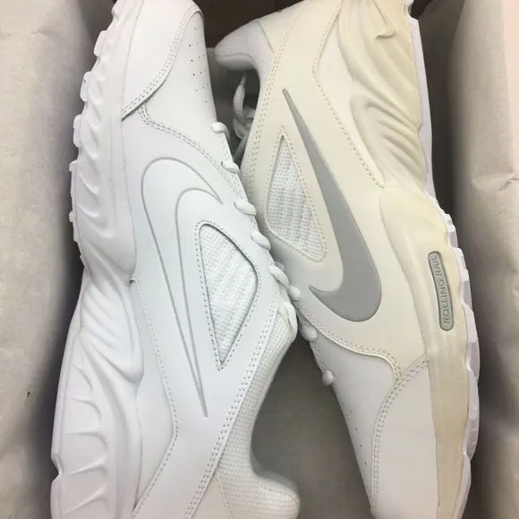 Nike View III Men's White Leather Walking Shoes