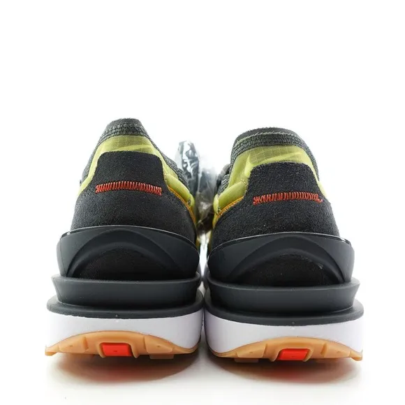 Nike Waffle One Go The Extra Smile Shoes Black Yellow Mens Size 9.5 DO5850 700