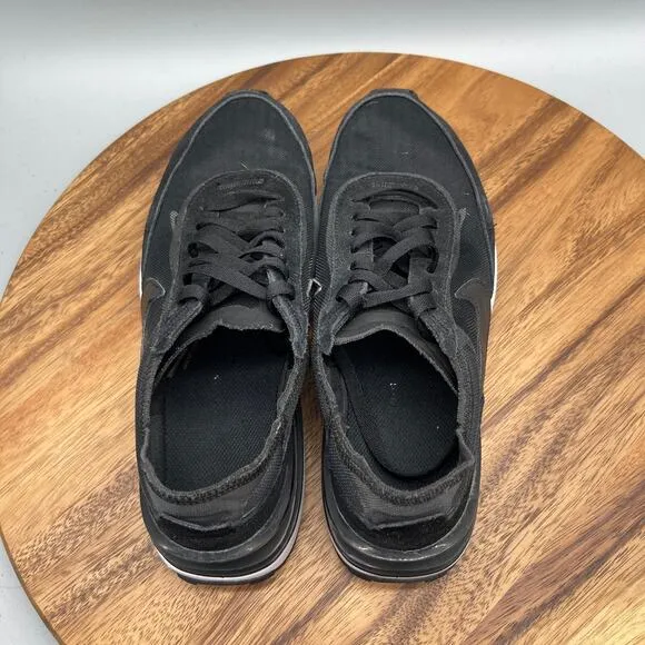 Nike Waffle One Shoes Mens Size 8 Black Running Comfort Walking Casual Sneakers
