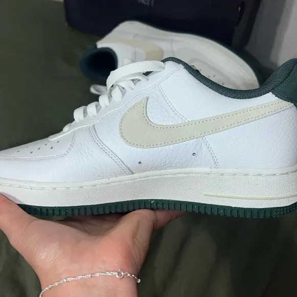 Nike White and Gray Sneakers Classic Design