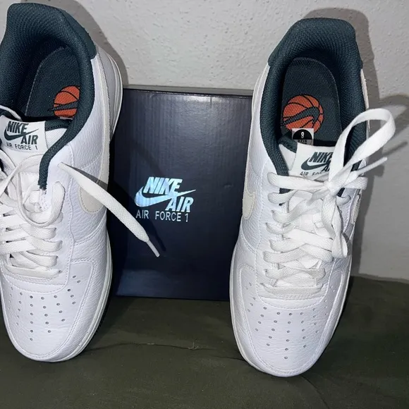 Nike White and Gray Sneakers Classic Design