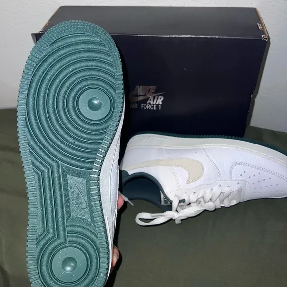 Nike White and Gray Sneakers Classic Design