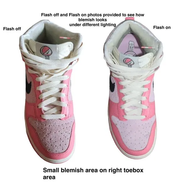 Nike Women’s Dunk High Hoops Pack Pink Size 8.5 DX3359-600