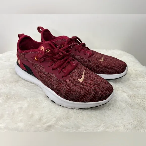 Nike Womens Flex Trainer 9 AQ7491-601 Red Running‎ Shoes Sneakers Size 8.5