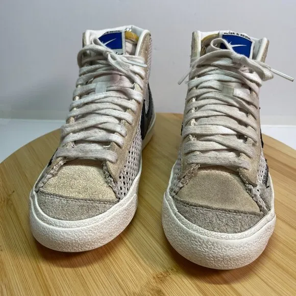 Nike Youth 4 Blazer Mid 77 Alter &amp; Reveal DO7138-100 Sneakers White High Top