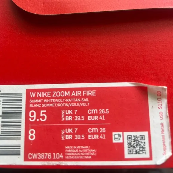 Nike Zoom Air Fire M8 W9.5
