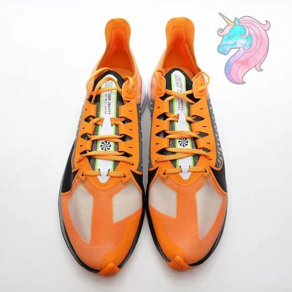 Nike Zoom Gravity Kumquat Orange Black White Sneakers CT1595-800 Mens Size 8.5