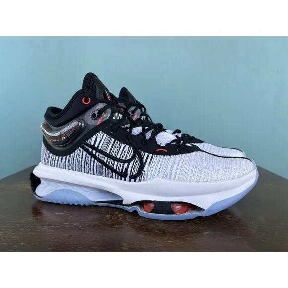 Nike Zoom GT Jump 2 White/Black Basketball Shoes Men's Size 13 DJ9431-001
