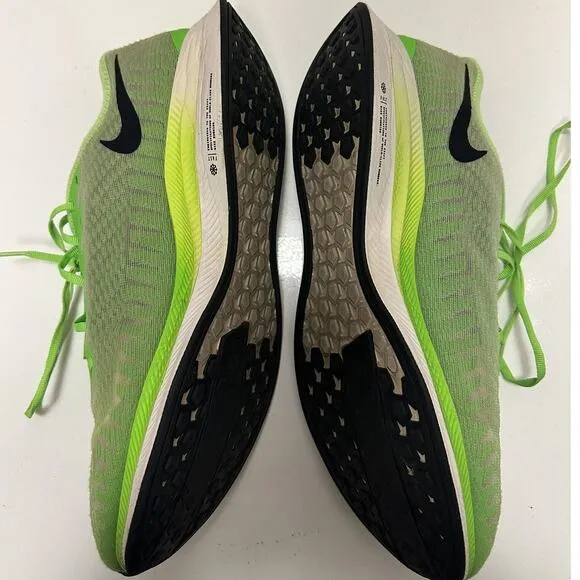 Nike Zoom Pegasus Turbo 2 Running Shoes M US 13 Electric Green Athletic Sneakers