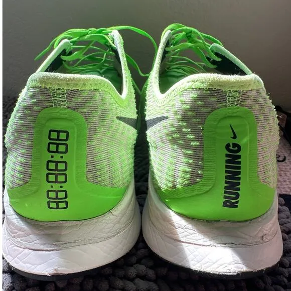 Nike Zoom Pegasus Turbo 2 Running Shoes M US 13 Electric Green Athletic Sneakers
