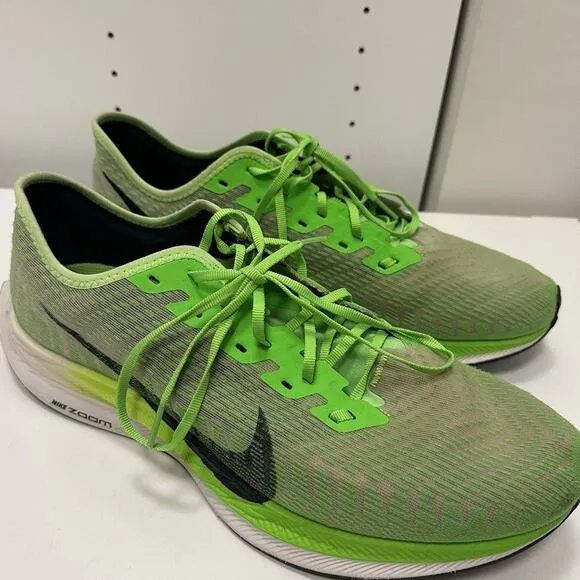 Nike Zoom Pegasus Turbo 2 Running Shoes M US 13 Electric Green Athletic Sneakers