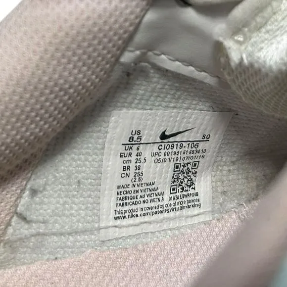 Nike Air Force Ones Pastel Blue Green Pink Size 8.5 Sneakers 2019