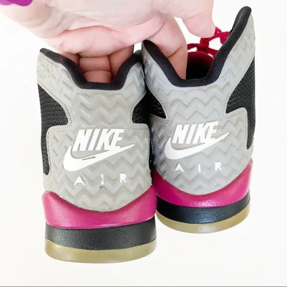 Nike Air Jordan Spike Forty Youth‎ 7 7Y Black Gray Fuchsia Sport 811121-009