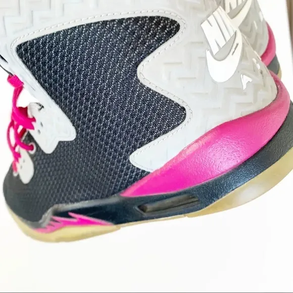 Nike Air Jordan Spike Forty Youth‎ 7 7Y Black Gray Fuchsia Sport 811121-009