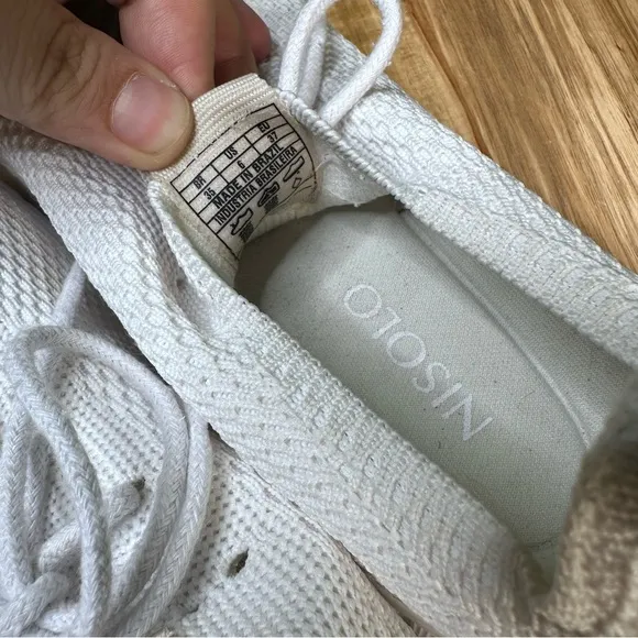 Nisolo x anthropologie Athleisure Eco-Knit Sneaker new in box