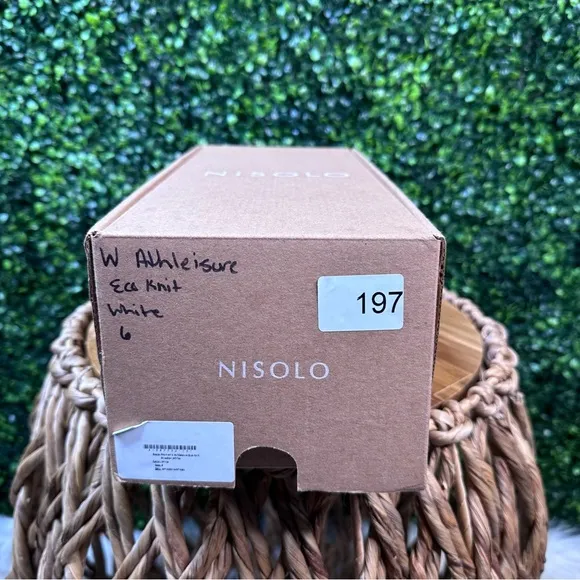 Nisolo x anthropologie Athleisure Eco-Knit Sneaker new in box
