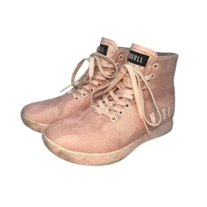 Nobull Impact High Top Trainers Athletic Sneakers Camo Pink Women 6