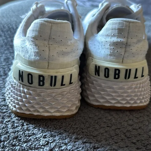 NOBULL Ripstop Runner White Gum Sole Men’s 5 Women’s 6.5 Training Shoes