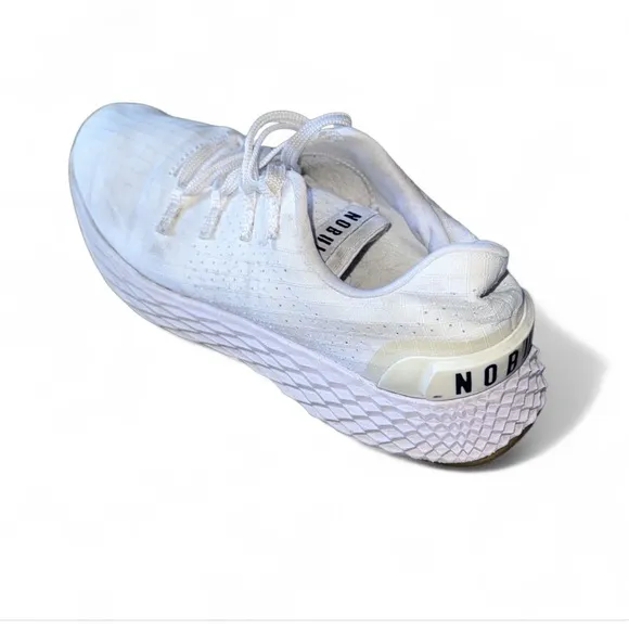 NOBULL Ripstop Runner White Gum Sole Men’s 5 Women’s 6.5 Training Shoes