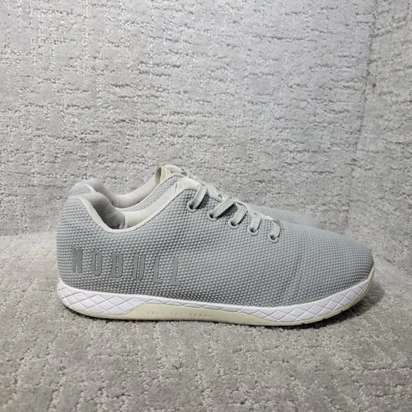 Nobull Superfabric Women's Size 11.5 Men's Size 10 Gray Trainers Workout Shoes
