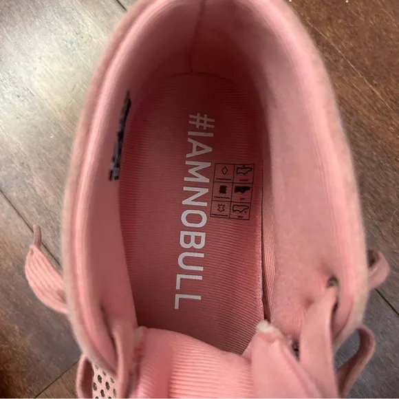 NOBULL Unisex Mid Trainers in Rose Pink Suede, Women’s Size 9.5/Men’s 8