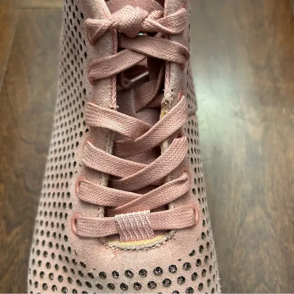 NOBULL Unisex Mid Trainers in Rose Pink Suede, Women’s Size 9.5/Men’s 8