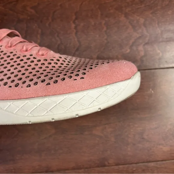 NOBULL Unisex Mid Trainers in Rose Pink Suede, Women’s Size 9.5/Men’s 8