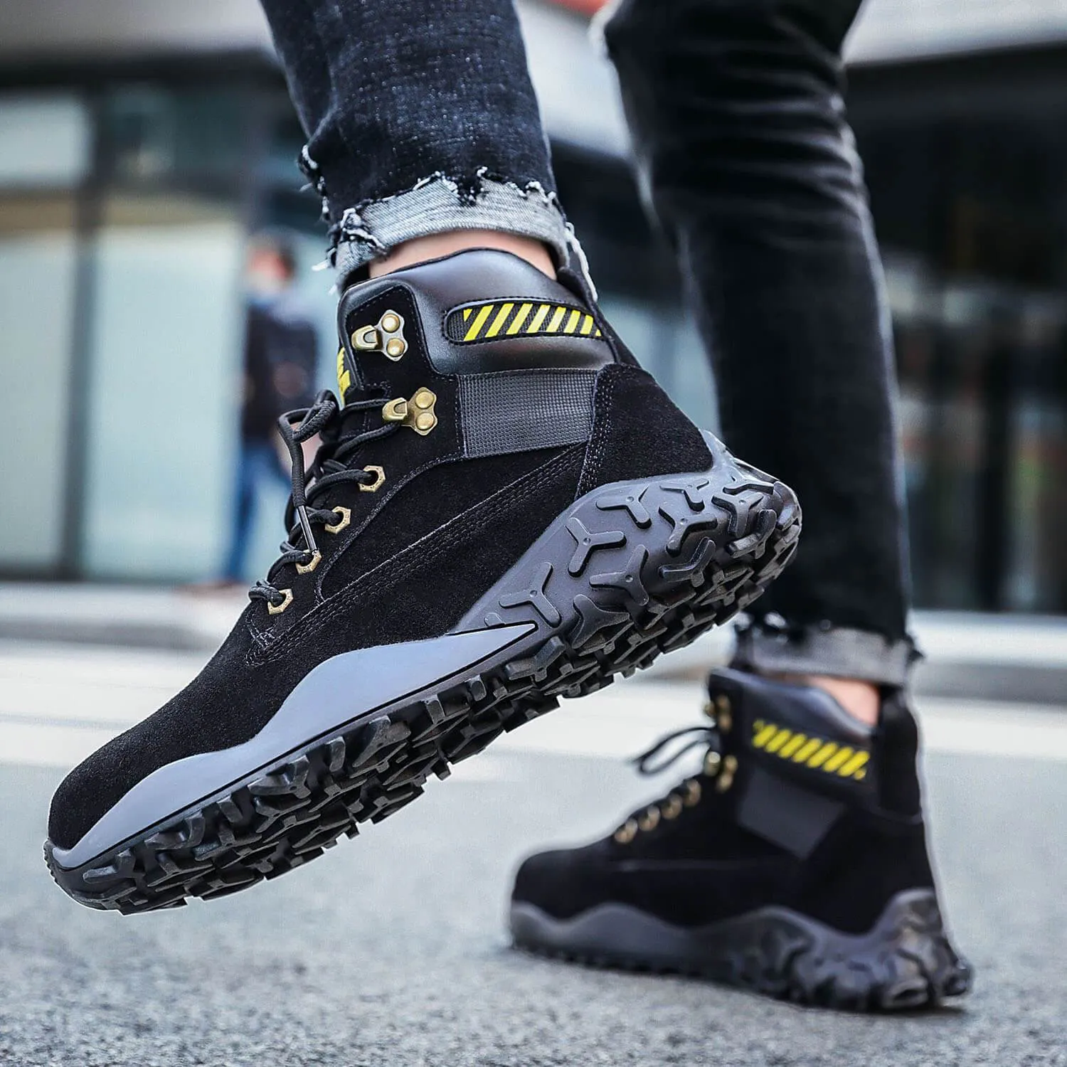 Non-Slip Puncture Resistant Lightweight Steel Toe Work Boots