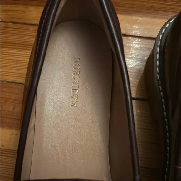 Nordstrom Women’s Burgundy Leather Loafers