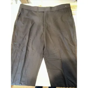 Nordstrom Rack Trim Fit Dress Pants. Size 36x37. Raw Hem Black. NWOT. T