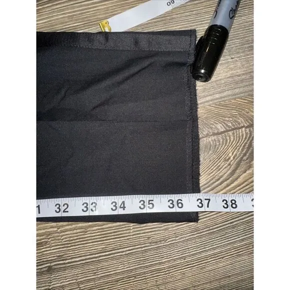 Nordstrom Rack Trim Fit Dress Pants. Size 36x37. Raw Hem Black. NWOT. T