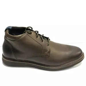 Nunn Bush Men's Ridgetop Plain Toe Boot Brown Leather Size 12 XW