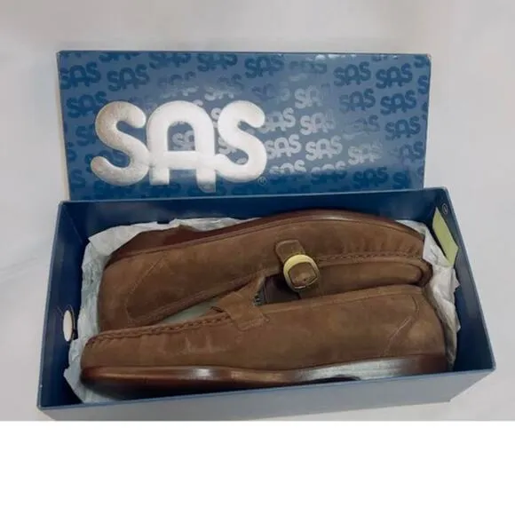 NWB! SAS Lara Comfort Loafer Brown Suede 10.5 M (M) (B)