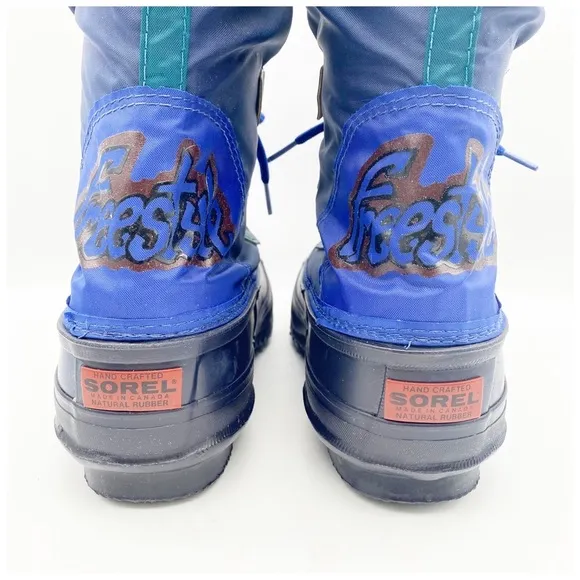 NWB Sorel Freestyle Beret Boots in Navy Marine Size 10
