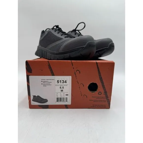 NWD Red Wing WORX Women's Aluminum Toe Work Shoe Black US Size 6.5 Medium