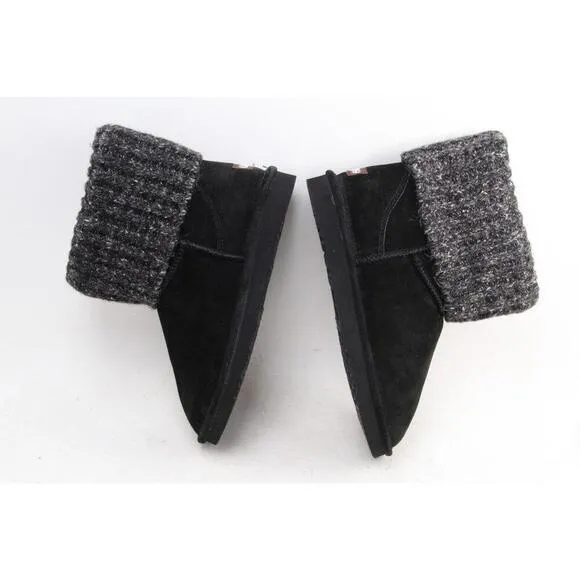NWOB Lamo Leather Boots With Fleece Faux Fur Lining Women's Sz 9 Shoes