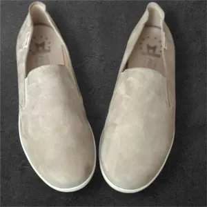 NWOB MEPHISTO Korie Metallic Beige Slip On Comfort Shoes Women's Size 9