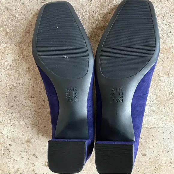 NWOB Naturalizer Karina Haven Blue Suede Pumps Heels 8.5