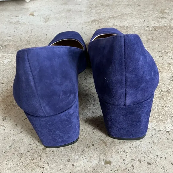 NWOB Naturalizer Karina Haven Blue Suede Pumps Heels 8.5