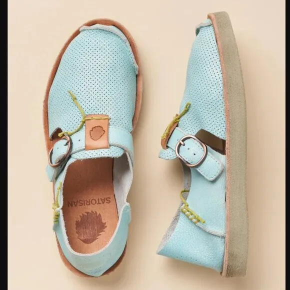 NWOB Satorisan Perforated Marnie Shoes in blue | Size 39 (US 8.5)